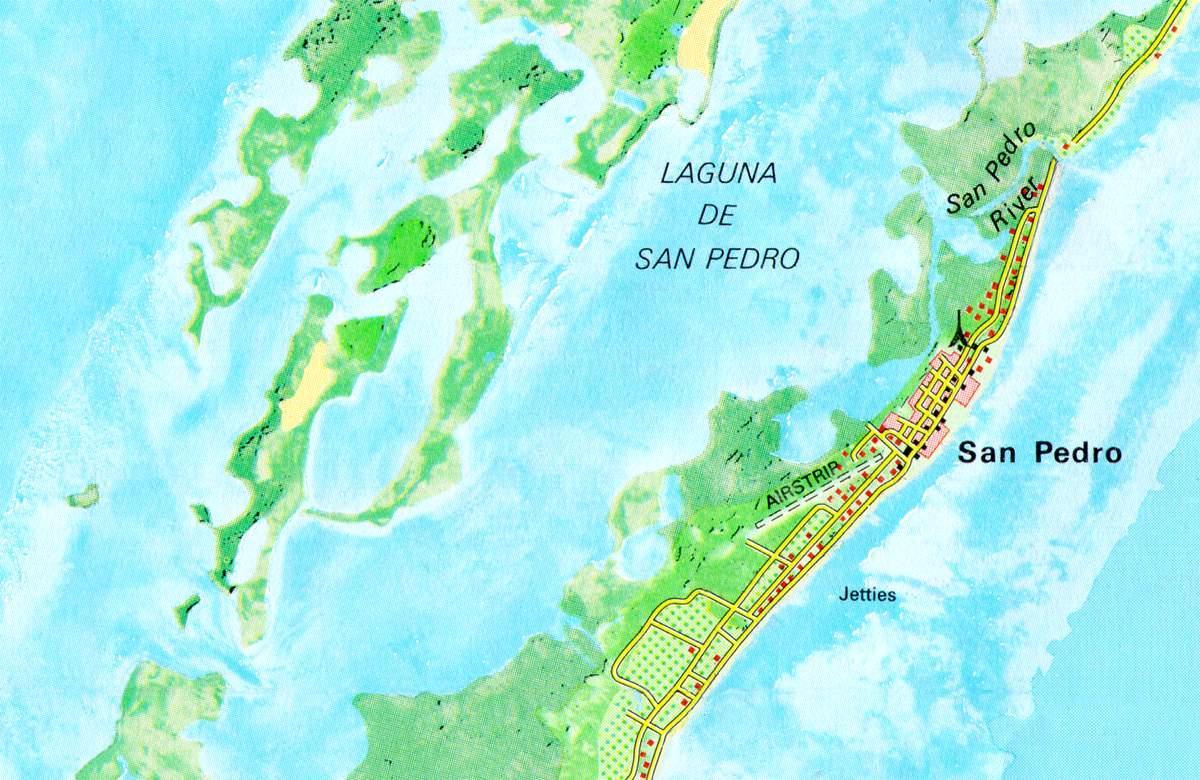 san pedro Belize sokak haritası