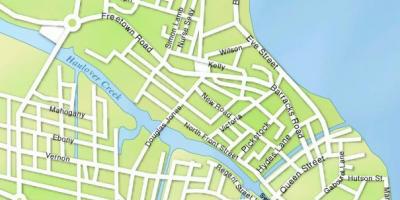 Belize city haritası sokaklar
