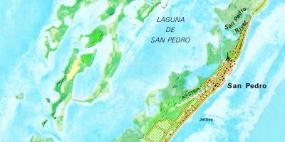 San pedro Belize sokak haritası