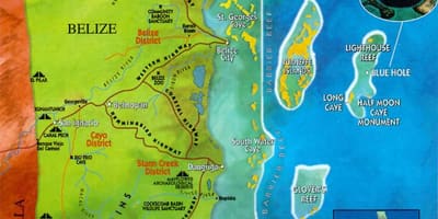 Belize Hayvanat Bahçesi haritası 