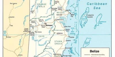 Belize nehirler göster